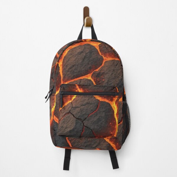 Item preview, Volcanic orange and deep coal pattern  designed and sold by Lucky 777.