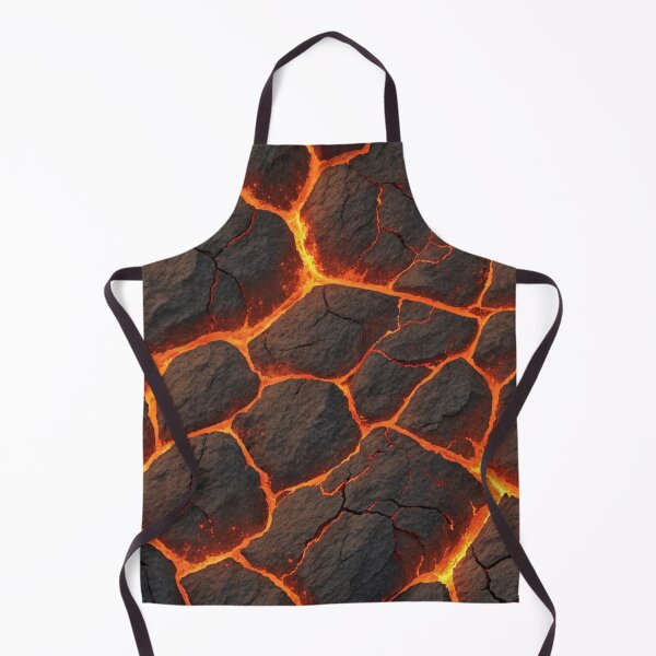 Item preview, Volcanic orange and deep coal pattern designed and sold by Lucky 777.
