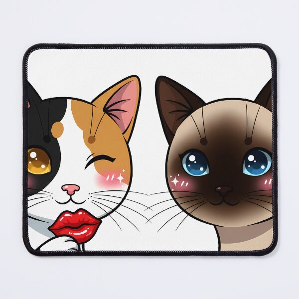 Item preview, Sassy Cats Sending Kisses | Adorable Feline Love & Wink designed and sold by meesub.