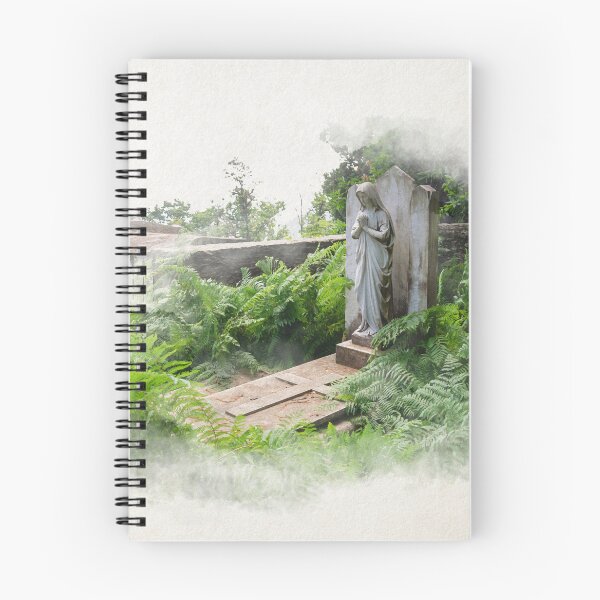 Item preview, grave with ferns in watercolor designed and sold by FotoMahieu.