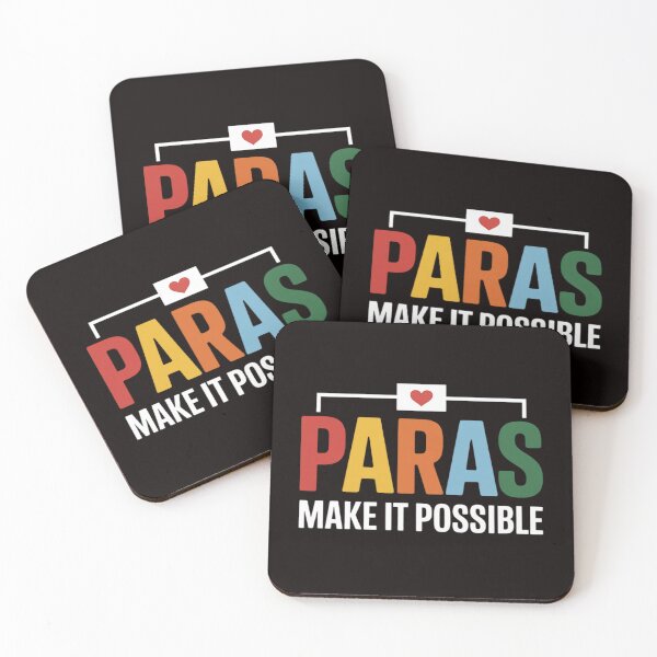 Item preview, Paras Make It Possible Teacher Paraprofessional Paraeducator designed and sold by LapFemile.