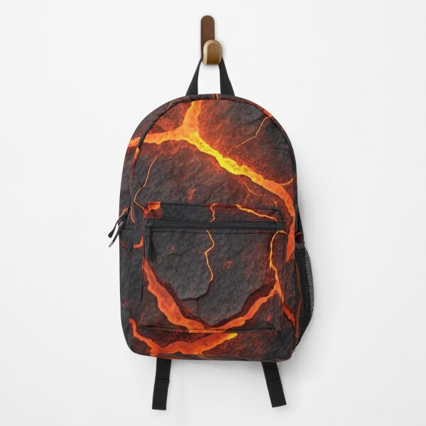 Item preview, Volcanic orange and deep coal pattern  designed and sold by Lucky 777.