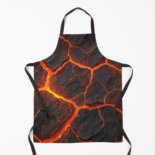 Item preview, Volcanic orange and deep coal pattern designed and sold by Lucky 777.