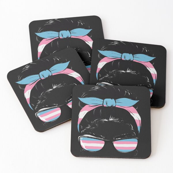 Item preview, Transgender Messy Bun Transsexual LGBTQ Trans Pride designed and sold by GaryBellcvbnb.