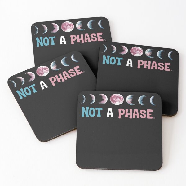 Item preview, Transgender Not A Phase Moon Transform Transsexual Flag designed and sold by GaryBellcvbnb.
