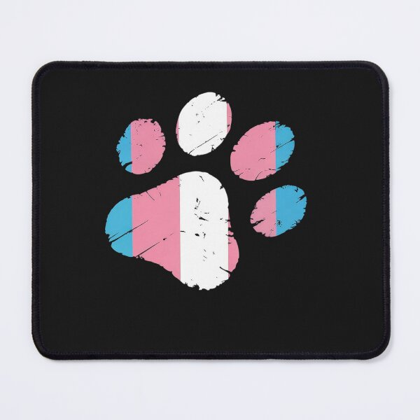 Item preview, Transgender Paw Print Trans Pride Flag Transsexual Dog Cat designed and sold by GaryBellcvbnb.