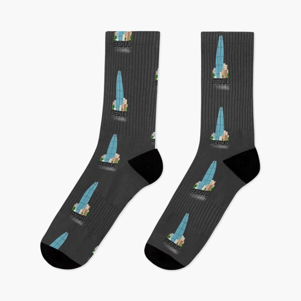 Item preview, Seoul Skyline Minimalist Design – Lotte World Tower designed and sold by mycreastyle.