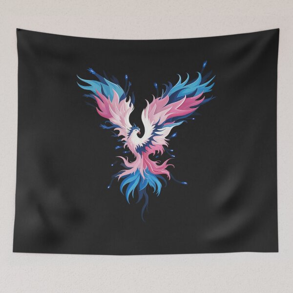 Item preview, Transgender Phoenix Reborn Transsexual Flag LGBT Trans Bird designed and sold by GaryBellcvbnb.
