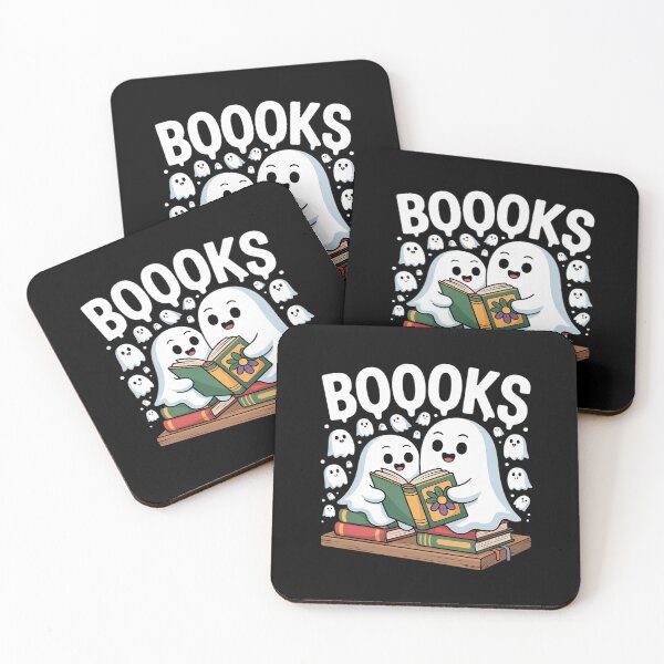 Item preview, Booooks Cute Ghost Book Reading Halloween Teacher designed and sold by RsFilsingerArt.