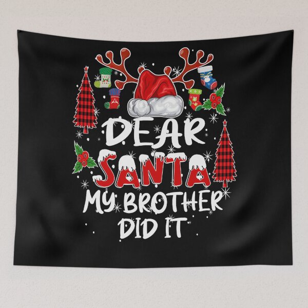 Item preview, Did It Retro Vintage Brother Dear Funny Christmas Santa My Holiday designed and sold by MediarMedic.