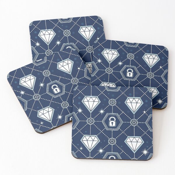 Item preview, Diamond and hexagon lock-shapes . designed and sold by Lucky 777.