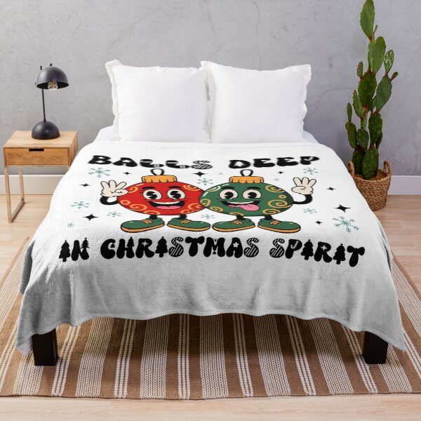 Item preview, Quote Deep Christmas Vintage Happy Holiday Balls In Couple designed and sold by JasonesNance.