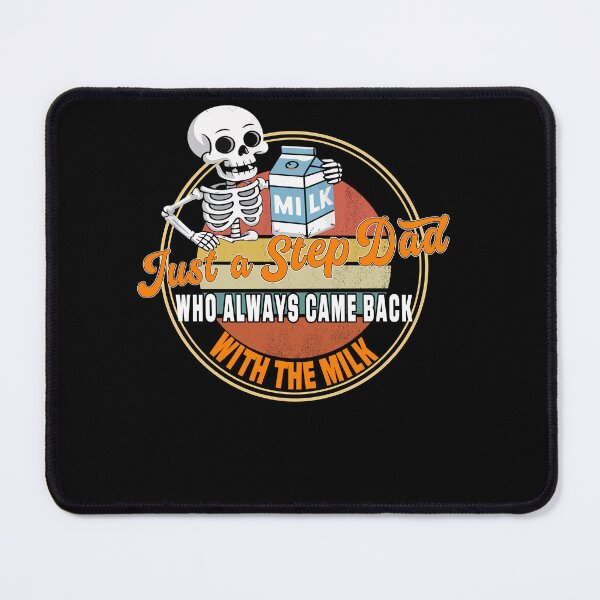 Item preview, Retro Skeleton Stepdad Milk Joke T-Shirt designed and sold by LarryMBrown.