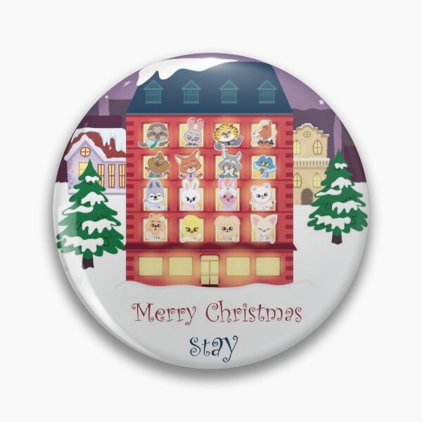 Item preview, SKZOO Merry Christmas WolfChan Leebit Dwaekki Jiniret HANQOUKKA Bbokkari PuppyM FoxI.NY shirt KARMA stray kids stay images group bang chan lee know changbin hyunjin han felix seungmin in designed and sold by Kpop-Noona.
