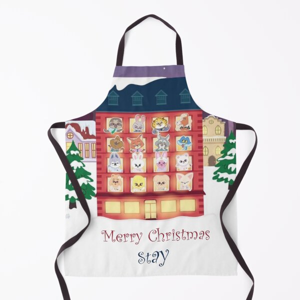 Item preview, SKZOO Merry Christmas WolfChan Leebit Dwaekki Jiniret HANQOUKKA Bbokkari PuppyM FoxI.NY shirt KARMA stray kids stay images group bang chan lee know changbin hyunjin han felix seungmin in designed and sold by Kpop-Noona.