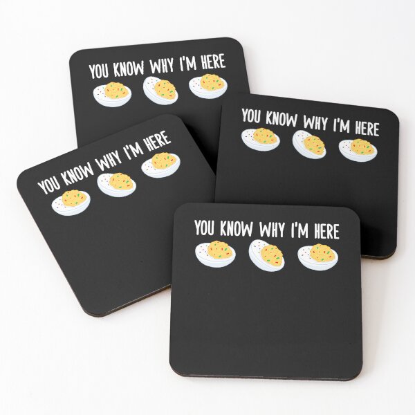 Item preview, Holiday Deviled Egg Gift Egg Lovers Deviled Know Here Fans Humor Funny Dinner You Why For I'm Retro And Thanksgiving designed and sold by PAMELANUNZIO.