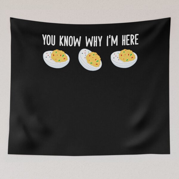 Item preview, Holiday Deviled Egg Gift Egg Lovers Deviled Know Here Fans Humor Funny Dinner You Why For I'm Retro And Thanksgiving designed and sold by PAMELANUNZIO.