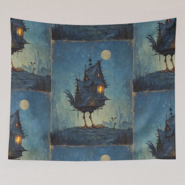 Item preview, Magical Baba Yaga Hut designed and sold by bapupa.