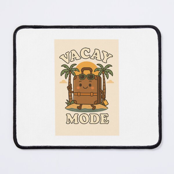 Item preview, Vacation Mode – Cute tropical holiday motif in highest resolution designed and sold by Cleveralltag.