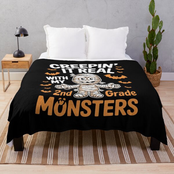 Item preview, Creepin It Real With My 2nd Grade Monsters Halloween Teacher designed and sold by RsFilsingerArt.
