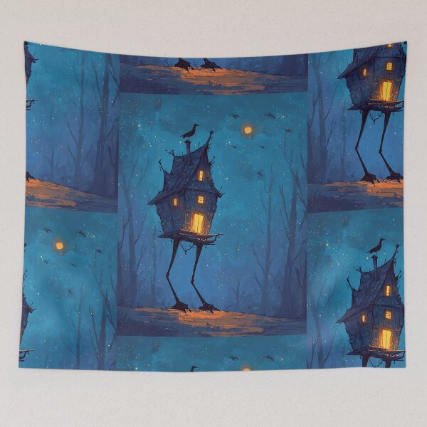 Item preview, Forest Baba Yaga Hut designed and sold by bapupa.