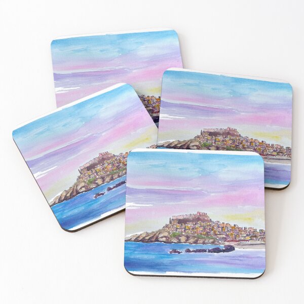 Item preview, Castelsardo Old Town and Castle View from Port designed and sold by artshop77.