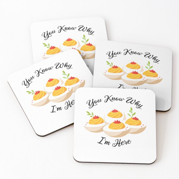 Item preview, Deviled Fans Humor Deviled Egg I'm For Egg You Thanksgiving Holiday Retro And Gift Here Funny Know Why Dinner Lovers designed and sold by PAMELANUNZIO.