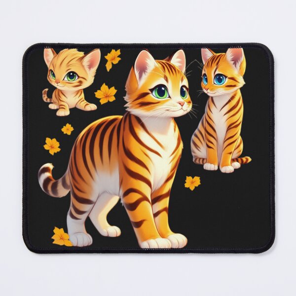 Item preview, Animated Toyger Kitten – Cute Striped Feline Character Art designed and sold by SweetRossel.