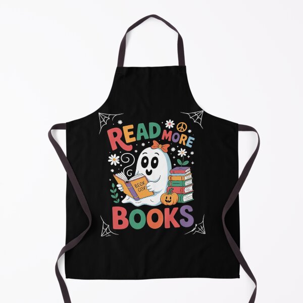 Item preview, Cute Booooks Ghost Read More Books Teacher Halloween designed and sold by RsFilsingerArt.