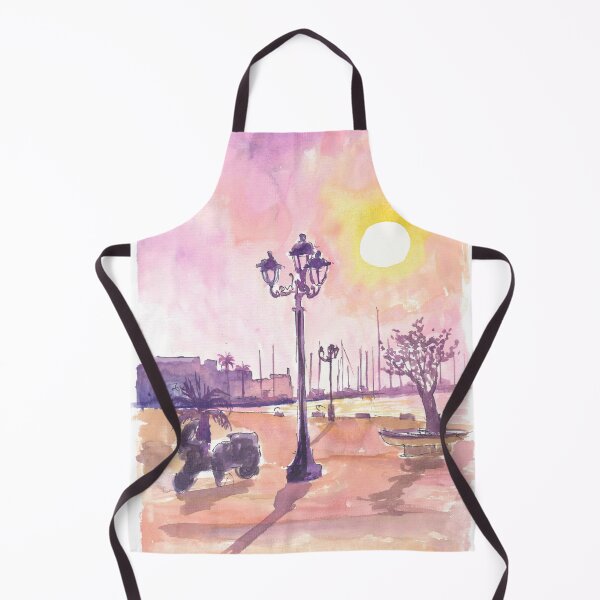 Item preview, Alghero Sardinia Sunset at the Marina Yacht Port designed and sold by artshop77.