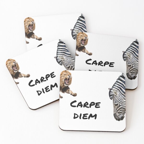 Item preview, Carpe Diem — Lion and Zebra designed and sold by matek133.