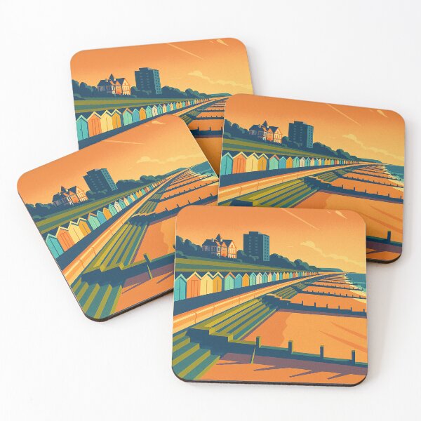 Item preview, Frinton On Sea Beach - Essex  designed and sold by The Deco Bureau.