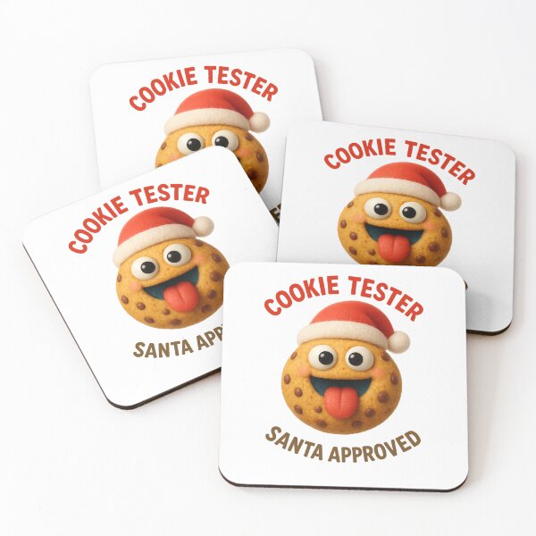 Item preview, Cute Cookie Tester - Santa Approved | Kawaii Fun Christmas Art designed and sold by Moons Studio.