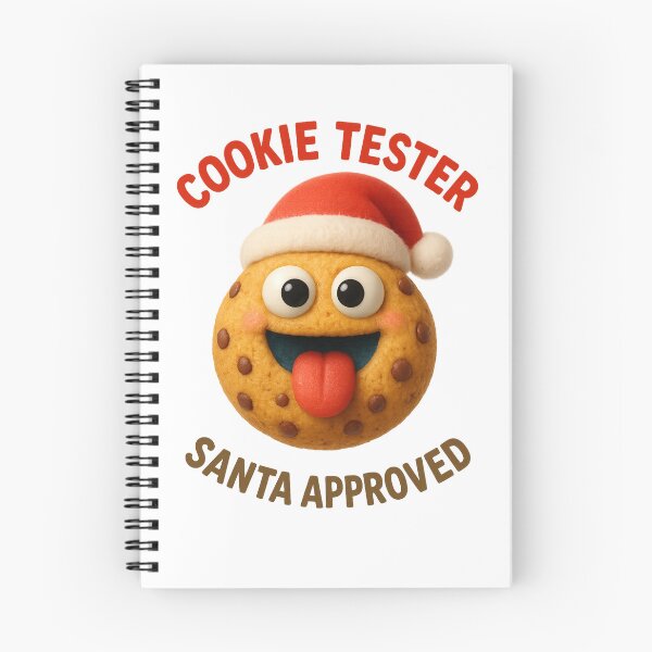 Item preview, Cute Cookie Tester - Santa Approved | Kawaii Fun Christmas Art designed and sold by Moons Studio.