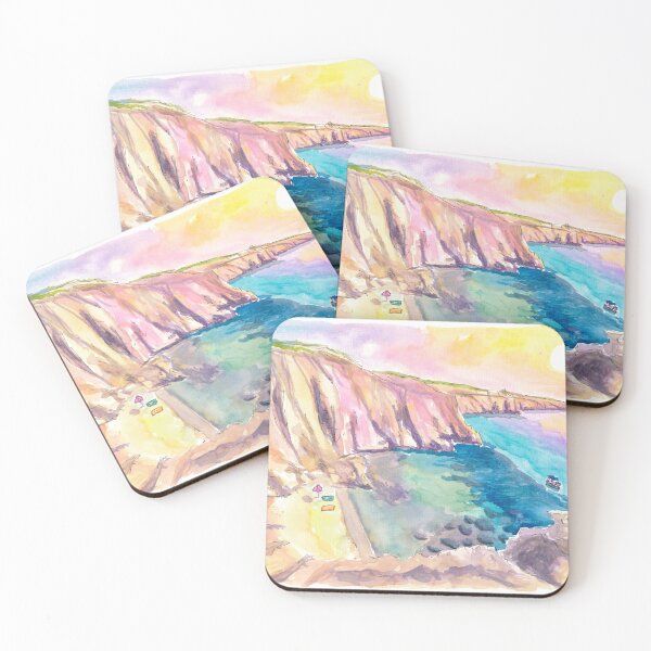 Item preview, Hidden Paradise Island Tsigrado Beach Milos Greece Coastal designed and sold by artshop77.