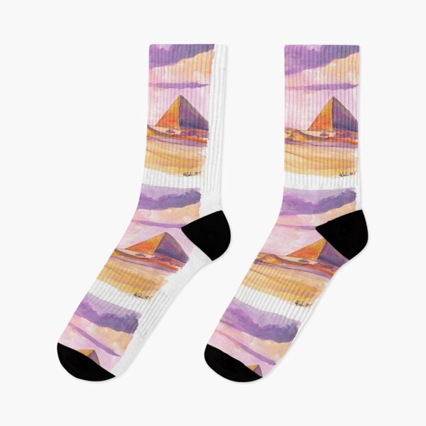 Item preview, Magical Giza Pyramids Sunset in Egypt designed and sold by artshop77.