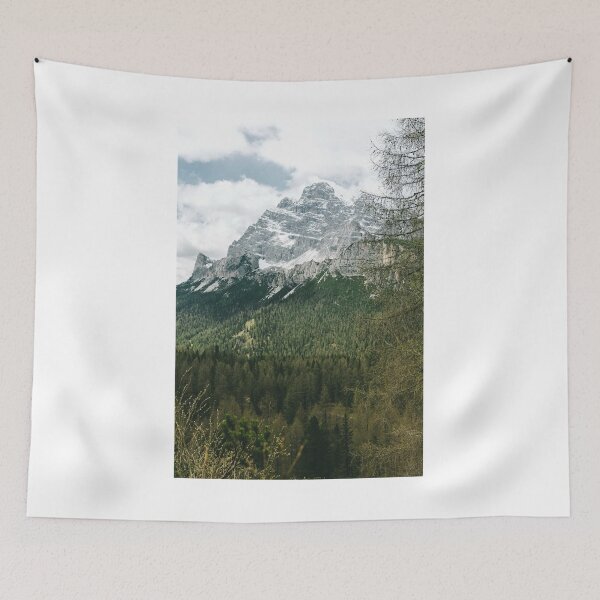 Item preview, White Mountain Peak Over Forest Photographic Print designed and sold by Mother-Nature65.
