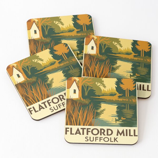 Item preview, Flatford Mill - Suffolk  designed and sold by The Deco Bureau.