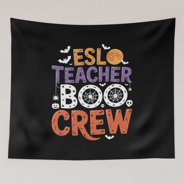 Item preview, ESL Teacher Boo Crew Halloween Teacher designed and sold by RoyTill0Art.