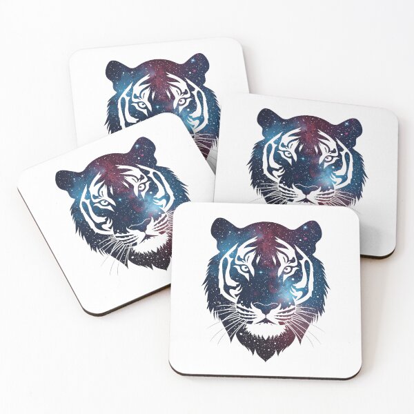 Item preview, Tiger, majestic galaxy, starry constellation designed and sold by Super-tshirtco.
