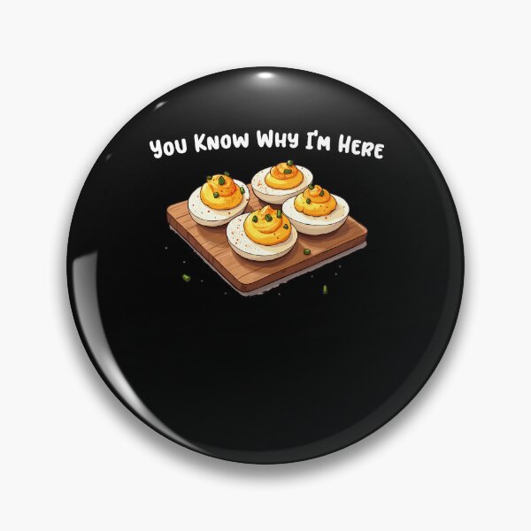 Item preview, Here Dinner You Holiday Humor Gift And Egg For Egg Thanksgiving Fans Lovers Know Retro Deviled Deviled I'm Why Funny designed and sold by PAMELANUNZIO.