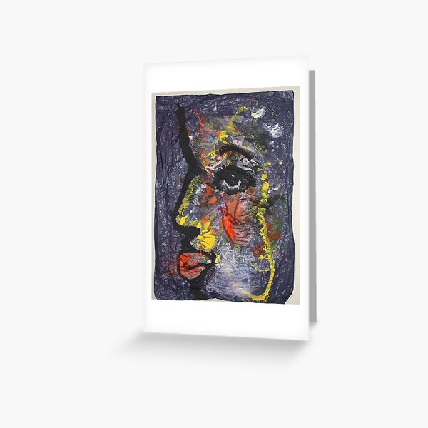 Face Greeting Card