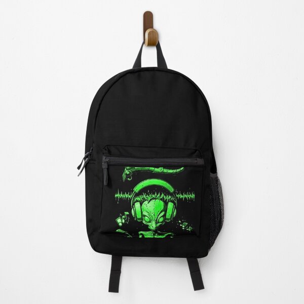 Item preview, Cosmic DJ Alien – Neon Green Sci-Fi Music Illustration designed and sold by Ivy-Triggs.