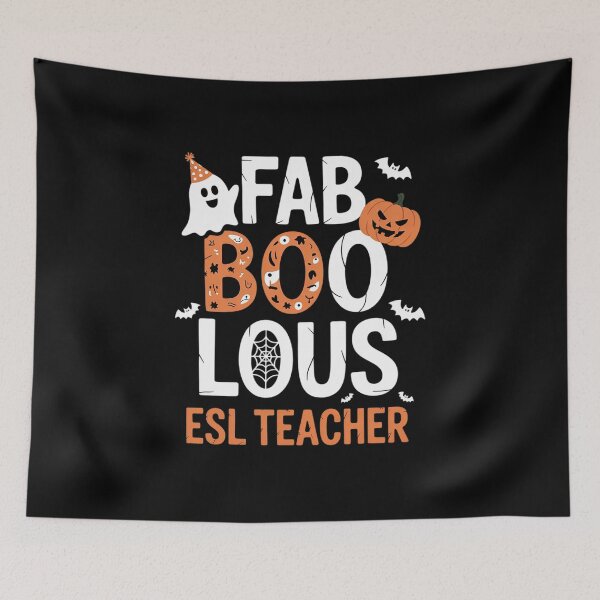 Item preview, Faboolous ESL ESOL Teacher Spooky Teacher Halloween Costume designed and sold by RoyTill0Art.