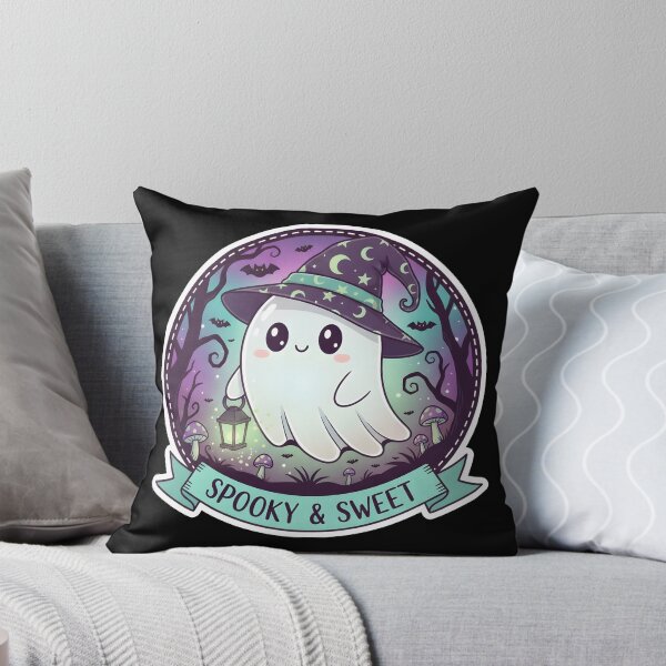Item preview, Cute Witch Ghost Spooky Sweet Halloween Art designed and sold by Ekracreatives.