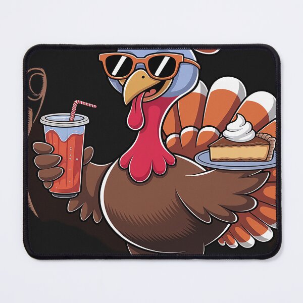 Item preview, Turkey Drinking Coffee Bow Thanksgiving Womens Turkey Day designed and sold by VladimiaPutin.