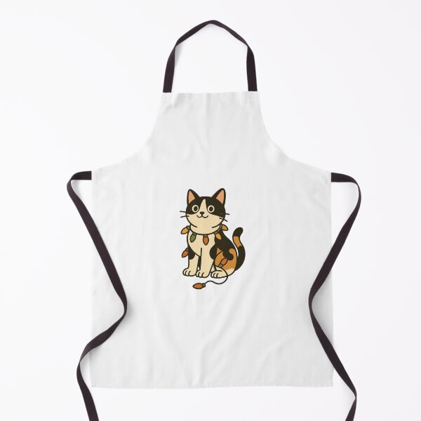 Item preview, Cute Calico Cat with Christmas Lights Sticker designed and sold by myMuzick.