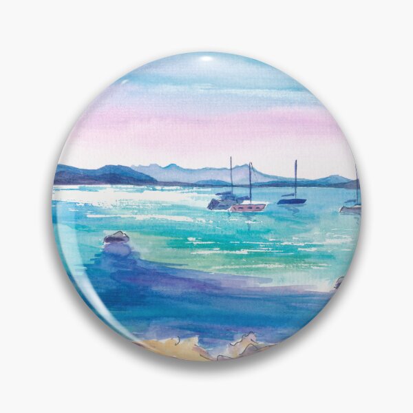 Item preview, Beach Stop at La Maddalena Cala Corsara Pristine Beauty designed and sold by artshop77.