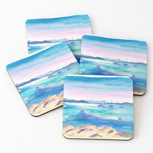 Item preview, Beach Stop at La Maddalena Cala Corsara Pristine Beauty designed and sold by artshop77.
