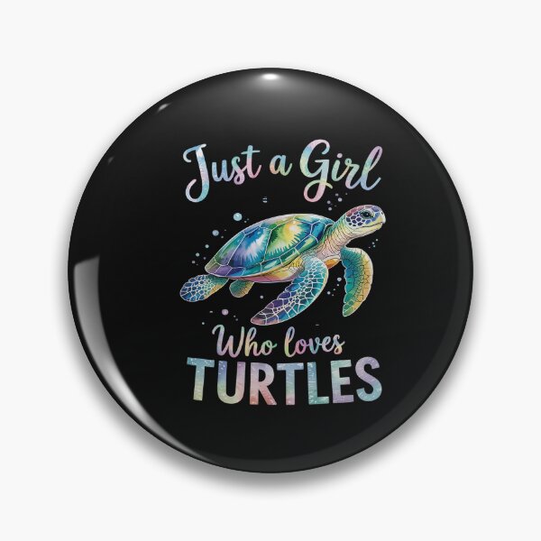 Item preview, Turtle Watercolor Sea Ocean Just A Girl Who Loves Turtles designed and sold by VladimiaPutin.